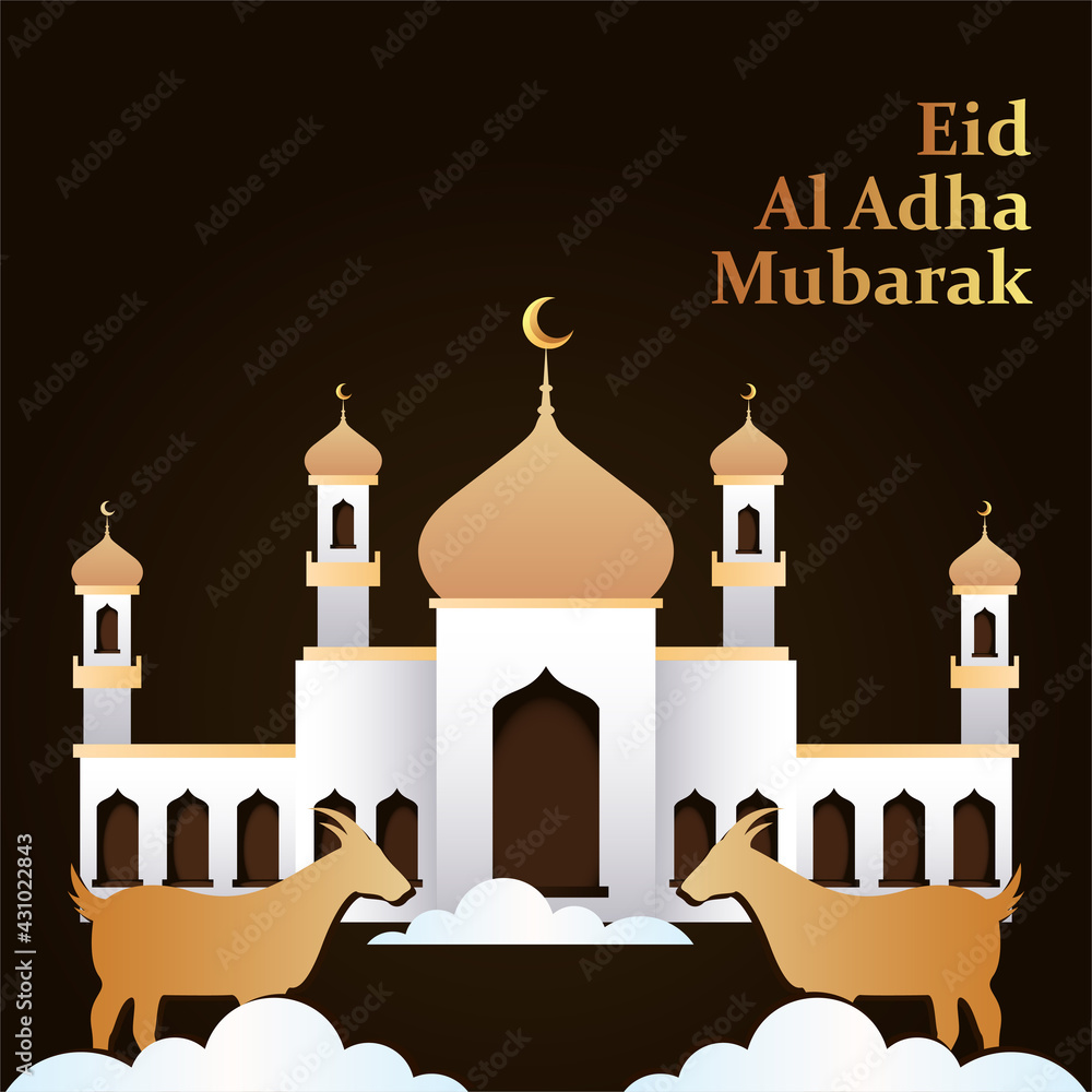 Ramadan kareem banner background design illustration
