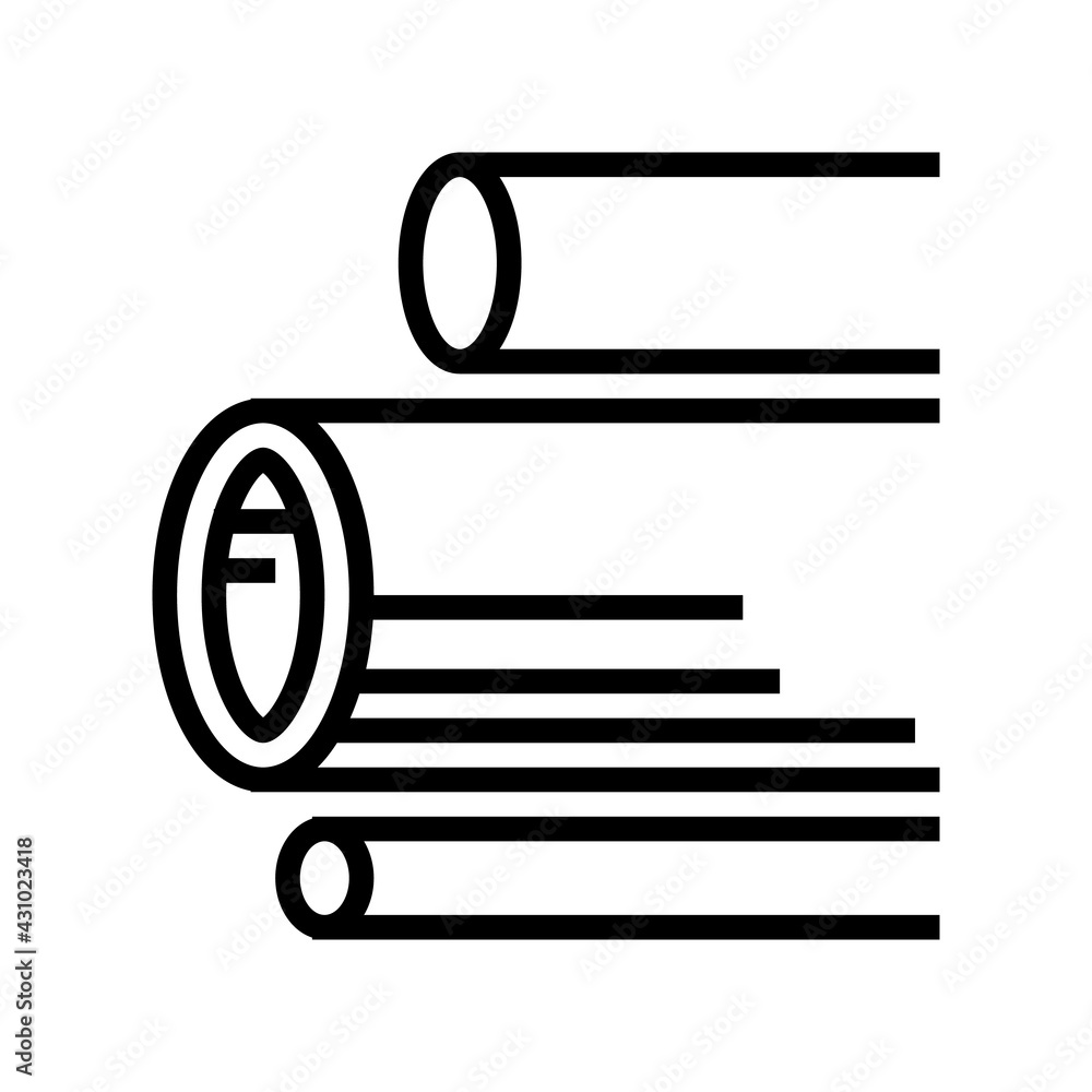 water pipes concrete line icon vector. water pipes concrete sign. isolated contour symbol black illustration water pipes concrete line icon vector. water pipes concrete sign. isolated contour symbol black illustration
