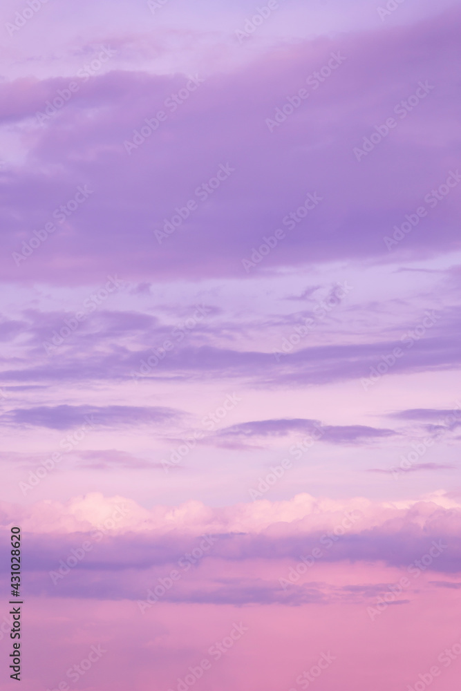 Dramatic sunrise, sunset purple pink violet blue sky with clouds abstract background texture Dramatic sunrise, sunset purple pink violet blue sky with clouds abstract background texture