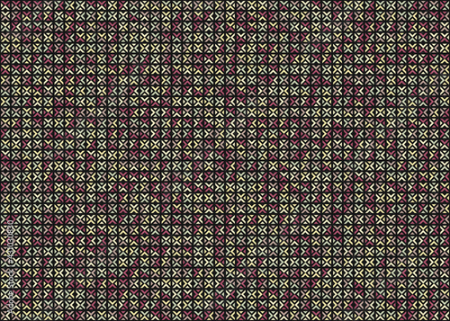 Abstract Geometric Pattern generative computational art illustration