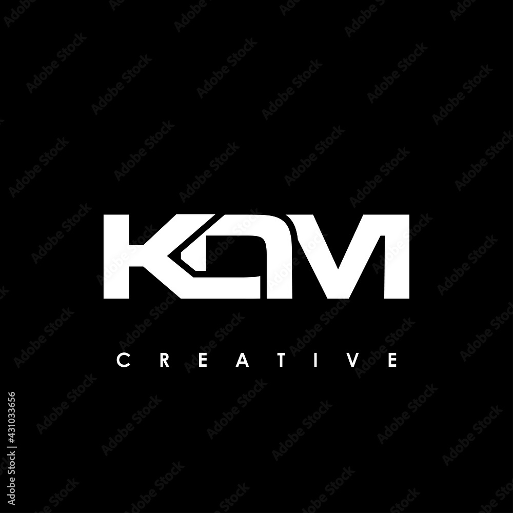KDM Letter Initial Logo Design Template Vector Illustration KDM Letter Initial Logo Design Template Vector Illustration