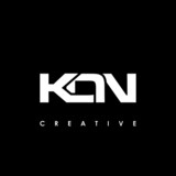 KDN Letter Initial Logo Design Template Vector Illustration