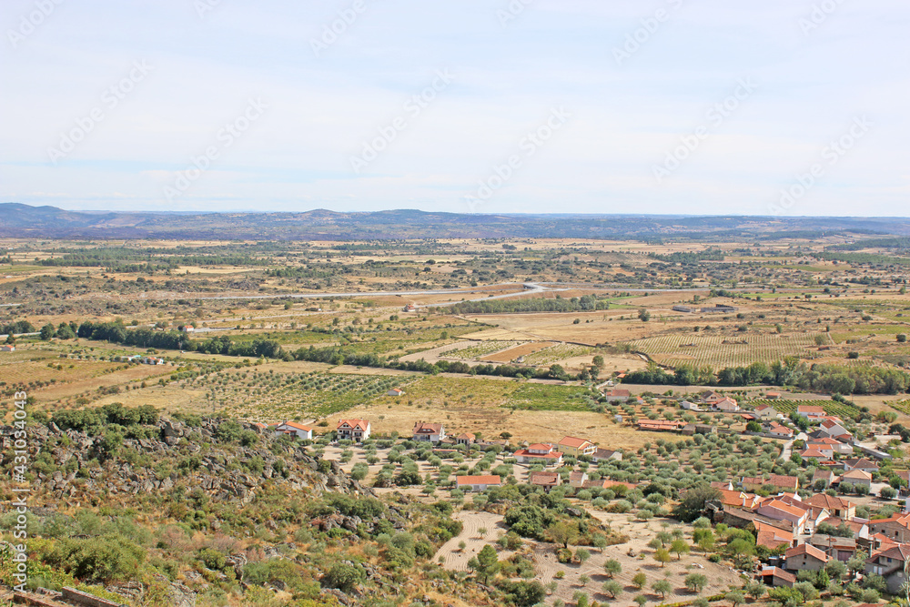 Village in Portugal from Marialva ruins
