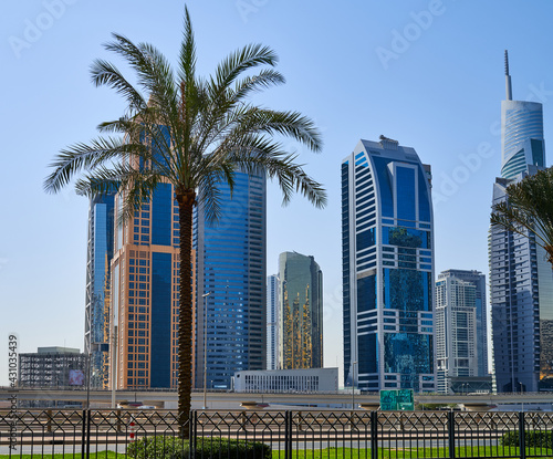 Modern architecture of Dubai for tourists © Igor