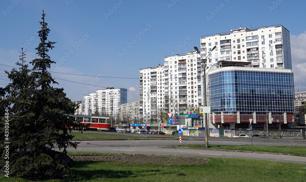 Quarters of the city of Kiev