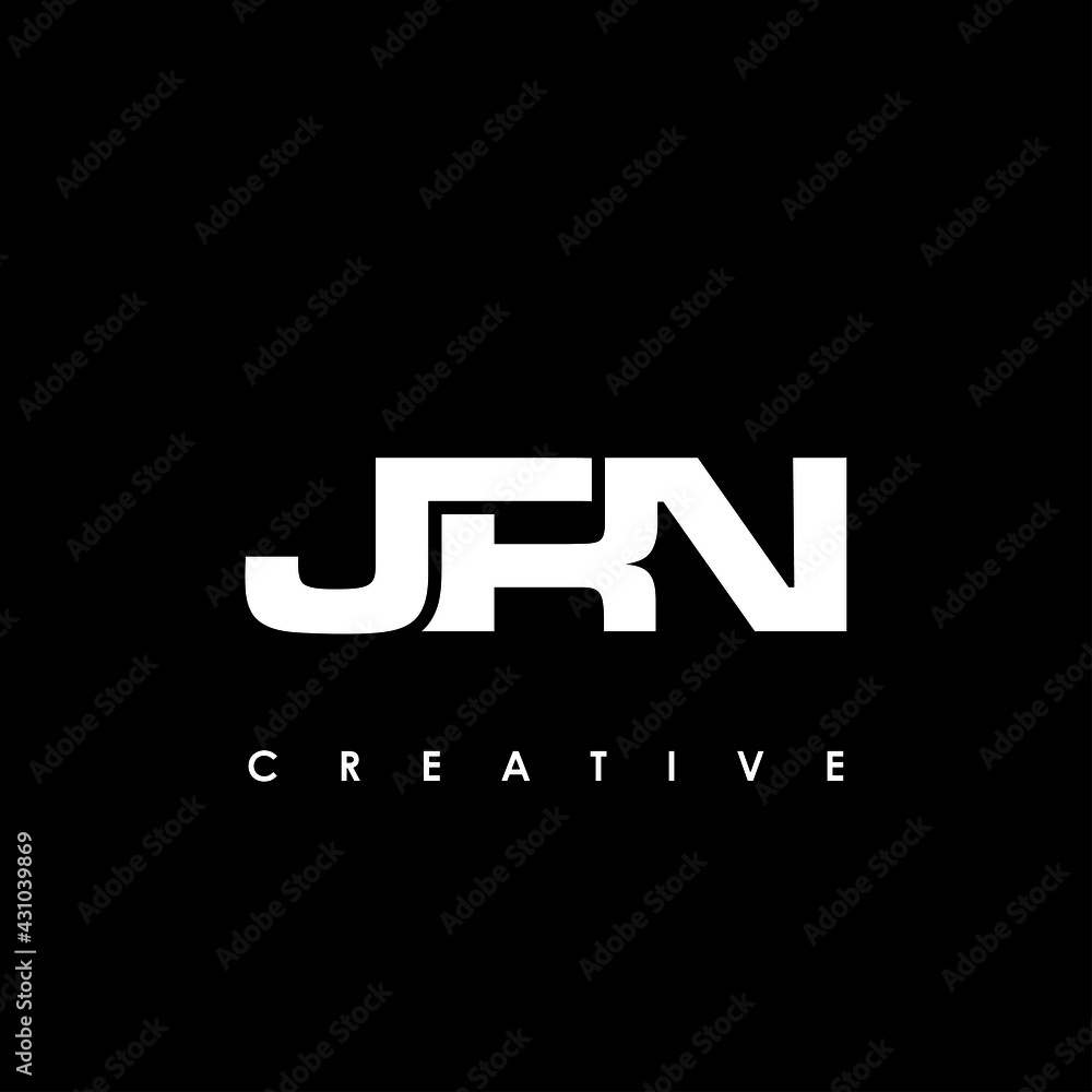JRN Letter Initial Logo Design Template Vector Illustration