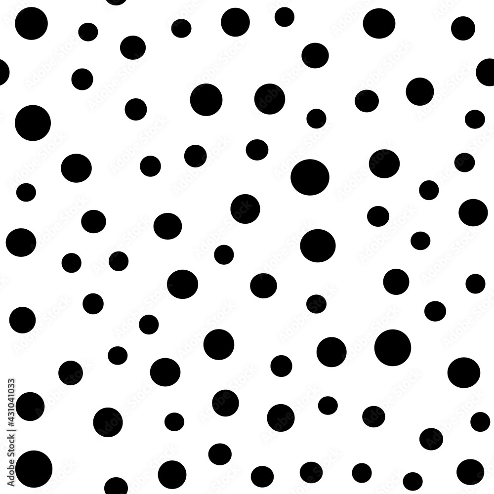 Dots seamless pattern. Random small circles texture background. Monochrome. Polka dots. Dots seamless pattern. Random small circles texture background. Monochrome. Polka dots.