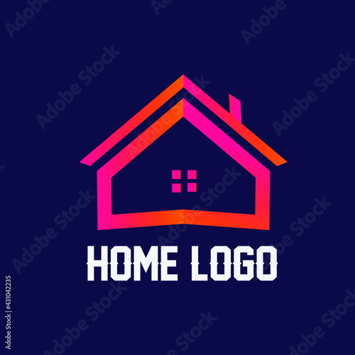Home logo for Architecture, Real Estate and Construction Vector illustration Design.Home vector icon image to be used in web vector icon applications, mobile vector icon applications