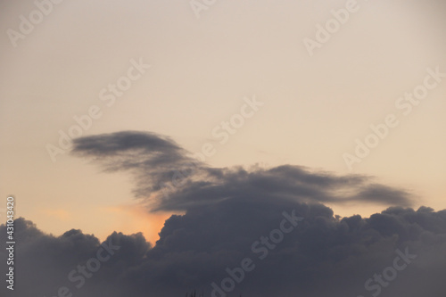 Photography of clouds at sunset © Roman