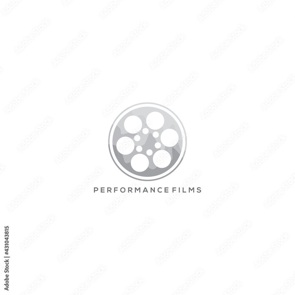 old film logo design ilustration old film logo design ilustration