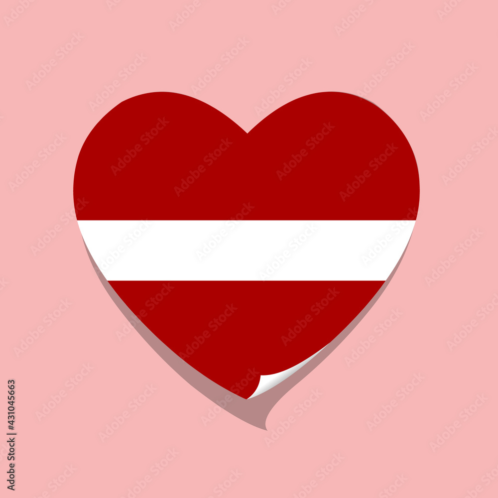 I love Latvia flag heart I love Latvia flag heart