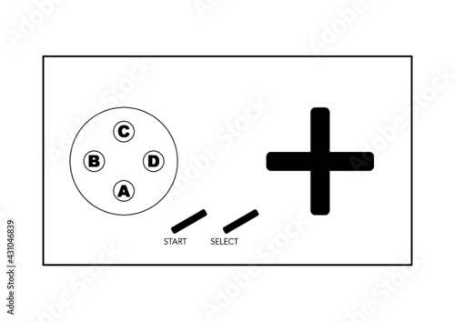 retro video game controller icon