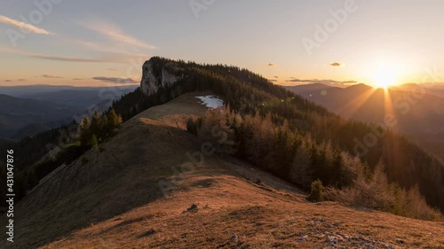 Austria Timelapse Nature Mountain Sunrise