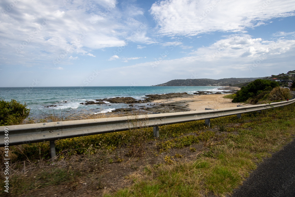 Meer, Straße, Great Ocean Road, Australien