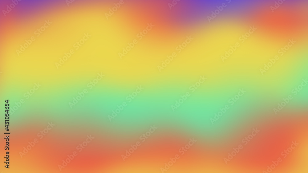 Rainbow color blurred gradient with lights us background with copy space for graphic design, poster and banner. Gay Pride LGBT concept