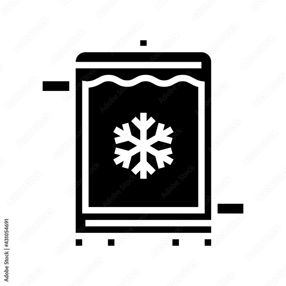 refrigerator cheese production glyph icon vector. refrigerator cheese production sign. isolated contour symbol black illustration refrigerator cheese production glyph icon vector. refrigerator cheese production sign. isolated contour symbol black illustration
