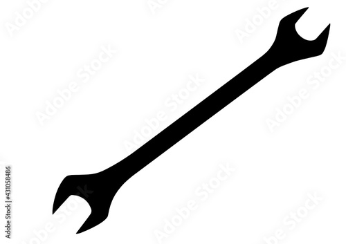 wrench tool isolated on transparent background