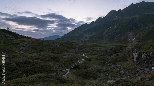 Austria Timelapse Nature Mountain Sunrise