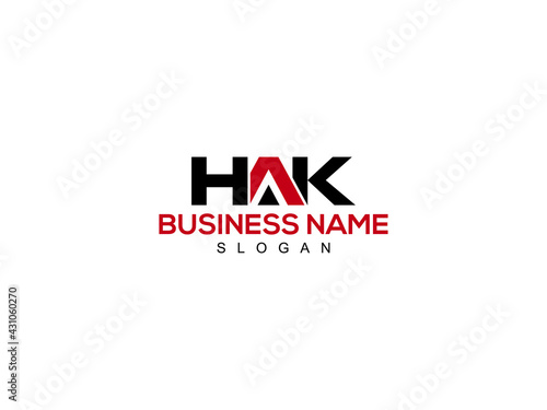 HAK Logo Letter Design For Business © VectorStar