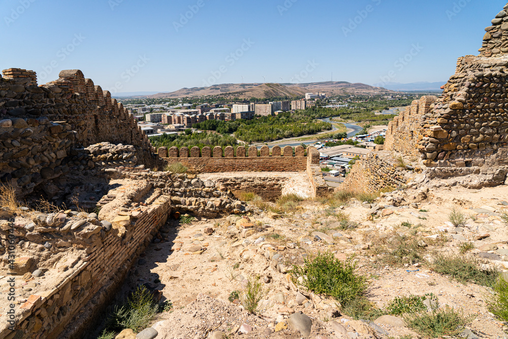 Fortress Goristsikhe in the city of Gori, Georgia