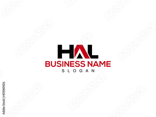 HAL Logo Letter Vector For Brand