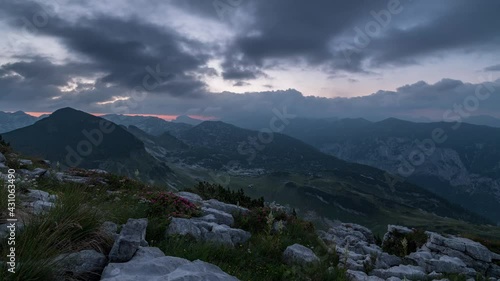 Austria Timelapse Nature Mountain Sunrise