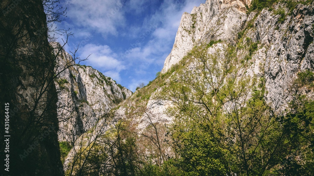 The amazing cliffs of Cheile Turzii in Romania