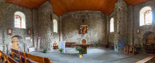 Cerkiew świętej Męczennicy Paraskewii w Łopience, Bieszczady, Polska /Orthodox Church of the Holy Martyr of Paraskeva in Łopienka, Bieszczady, Poland photo