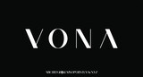 MONA. the luxury and elegant font glamour style 