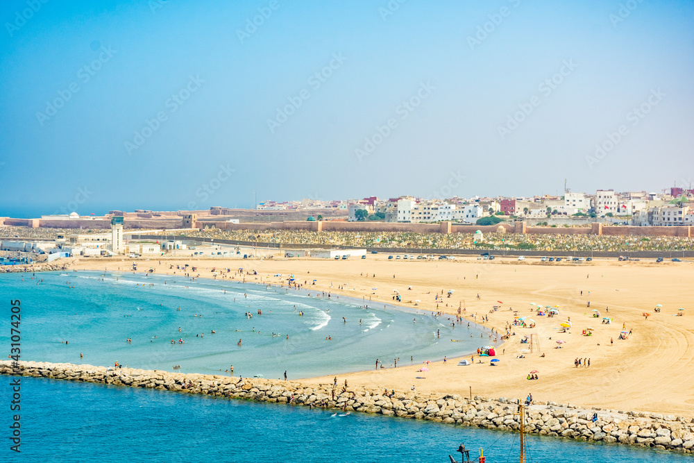 Beach of Rabat, Morocco