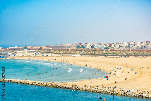 Beach of Rabat  Morocco