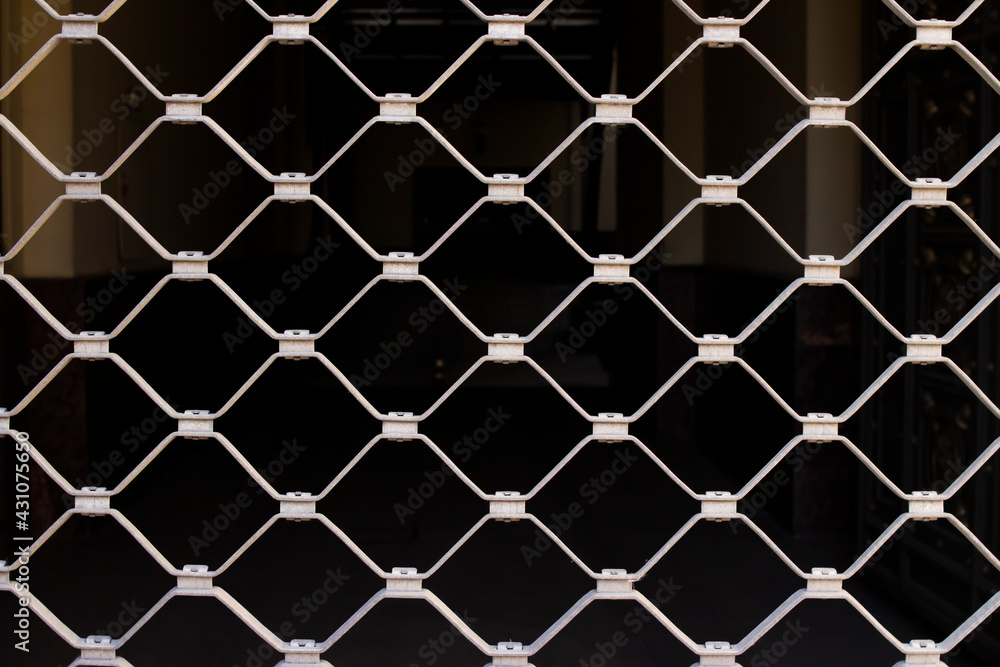 metal grid background, automatic garage fence, texture metal grid background, automatic garage fence, texture