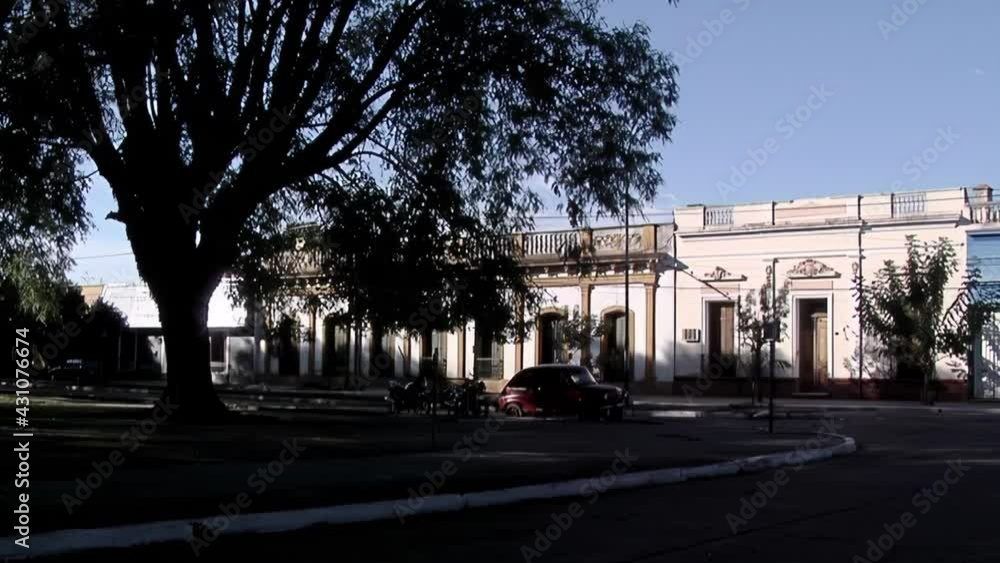 Tranquil Square at an Old Town in Entre Rios Province, Argentina, South America. Tranquil Square at an Old Town in Entre Rios Province, Argentina, South America.