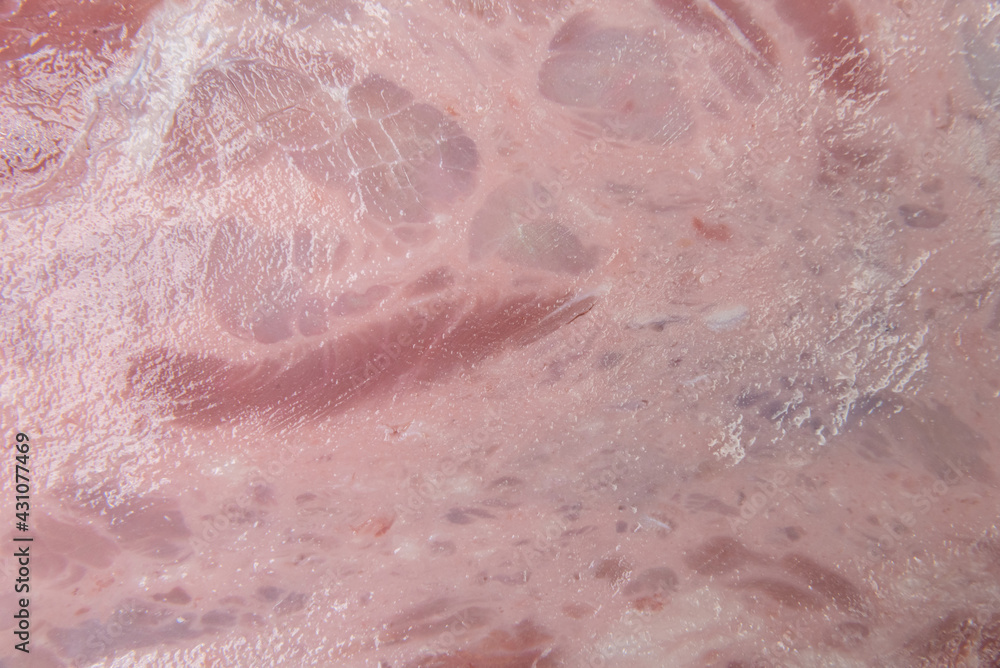 Fototapeta premium Macro detail photography of ham