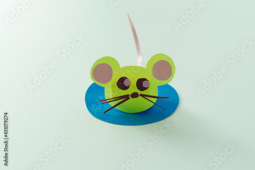 mouse made of paper