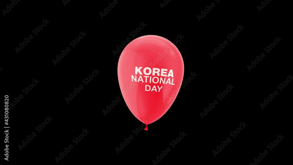 Korea National Day. Independence Day. Flag Day. Celebration Animation. Alpha Channel. Prores 4444. Korea National Day. Independence Day. Flag Day. Celebration Animation. Alpha Channel. Prores 4444.