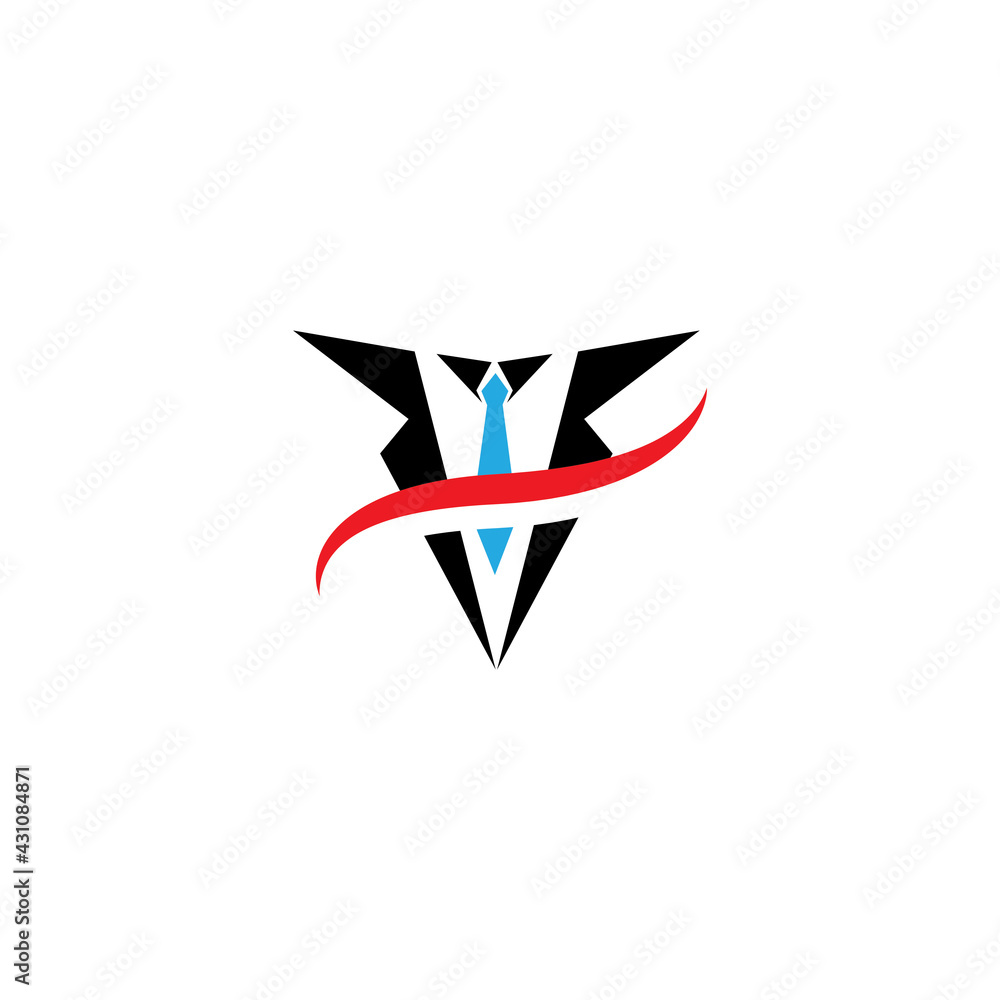 Fototapeta premium black mafia men tuxedo symbol vector logo