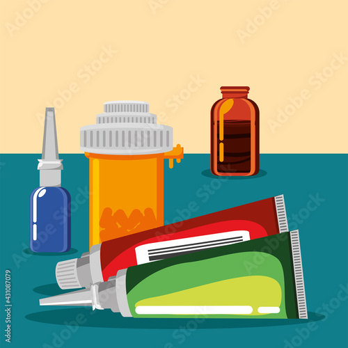 medicines ointment capsules