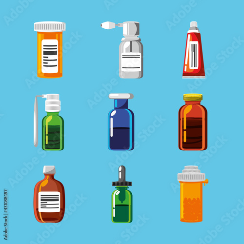 medicines products set