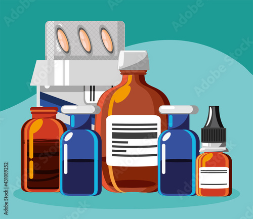 medicine vial treatment