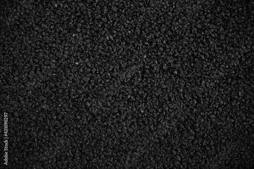 Surface grunge rough of asphalt, Tarmac grey grainy road, Driveways texture background, Top view