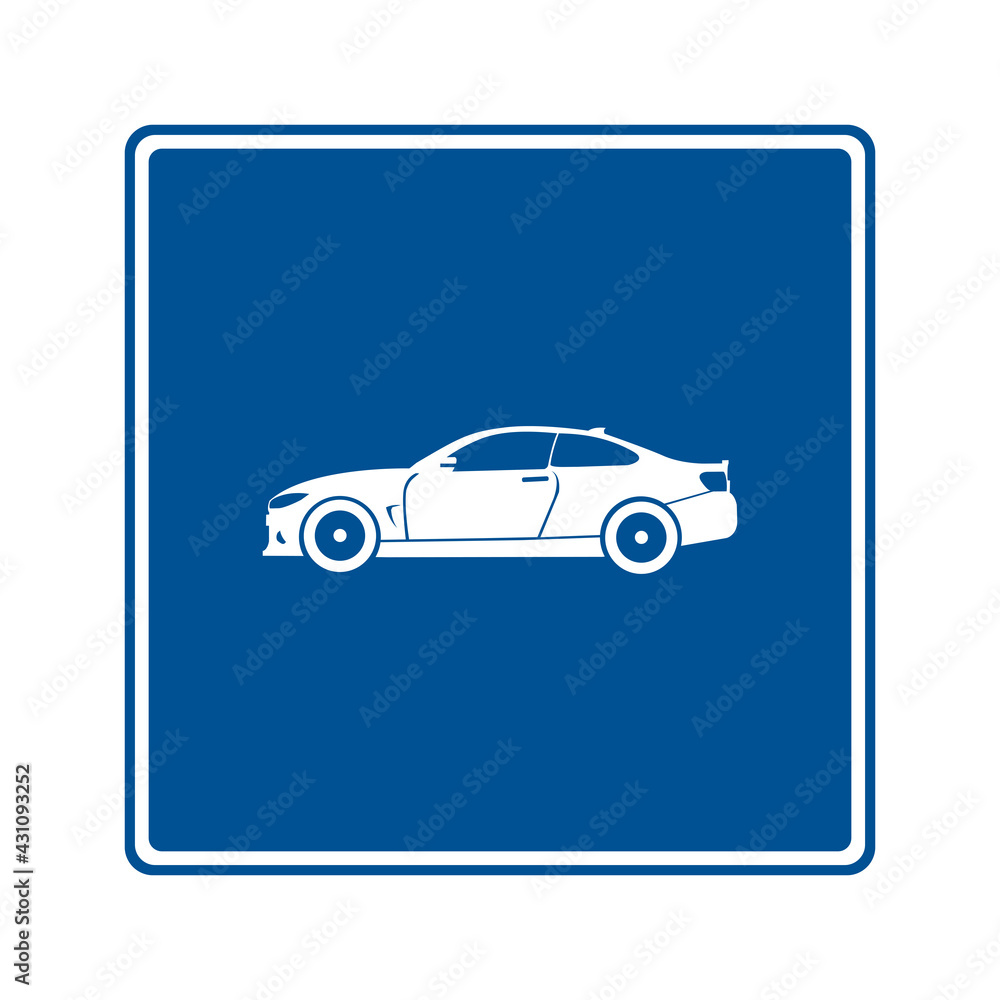 Traffic signs for car vector graphics