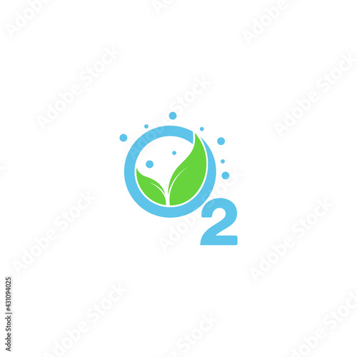 leaf oxygen source symbol vector