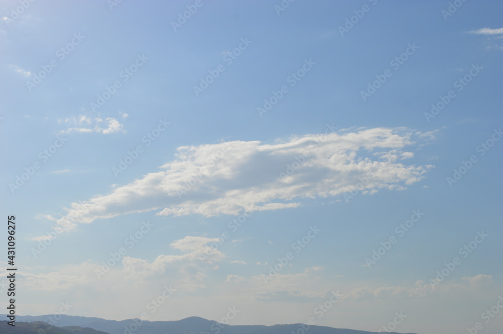 Obraz premium Sky and clouds. Sky and clouds tropical panorama. Sky clear beauty atmosphere summer day. Original image