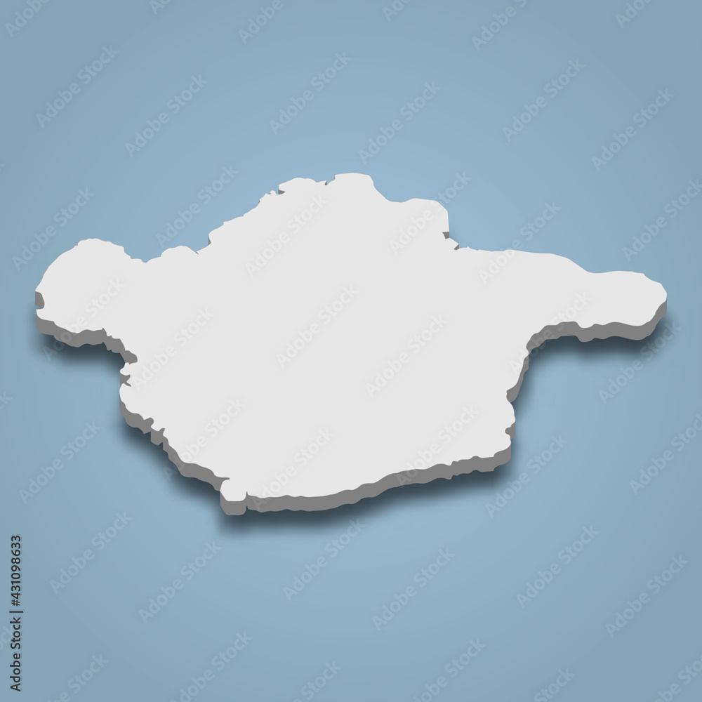 3d isometric map of Basilan is an island in Philippines 3d isometric map of Basilan is an island in Philippines