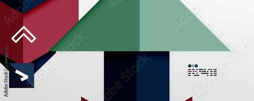 Free Download Shiny color triangles and geometric shapes vector abstract background - GFXLoad