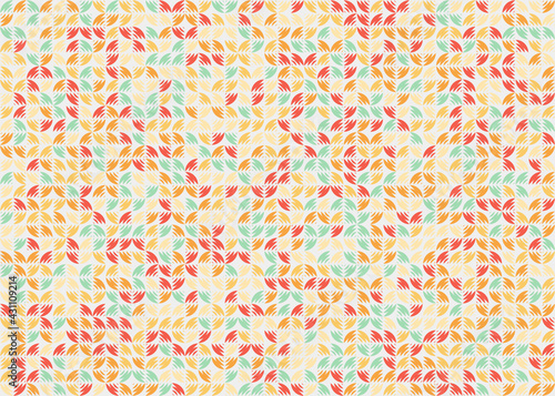Abstract Geometric Pattern generative computational art illustration