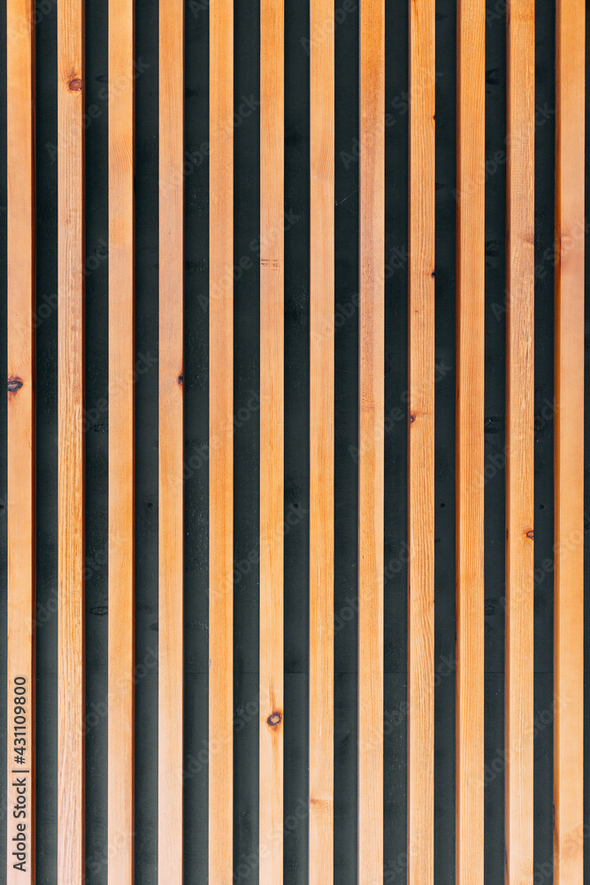 Natural wooden slats Natural wooden slats