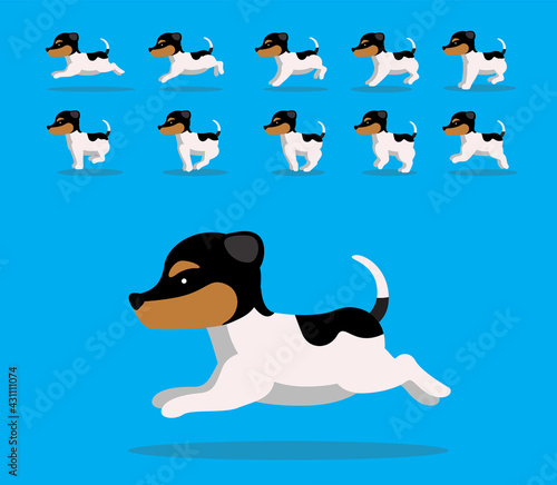 Animal Animation Sequence Dog Brazilian Terrier Cartoon Vector