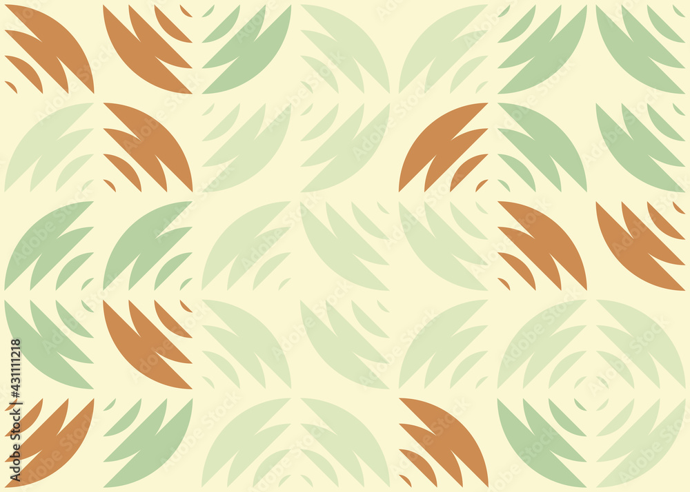 Fototapeta premium Abstract Geometric Pattern generative computational art illustration